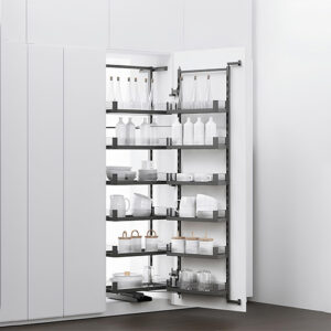 6 Tier Glass Pantry Pull Out