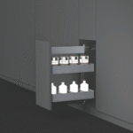 2 - Tier Charcoal Bottle Pull Out