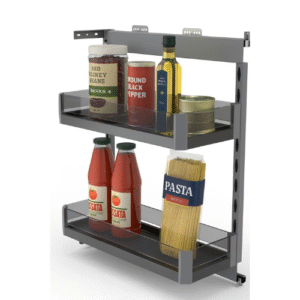 2 - Tier Glass Bottle Pull Out (Vertino Glass Series)