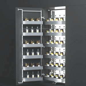 6 - Tier Charcoal Pantry Pull Out