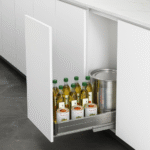 Glass Soft Closing Grain Trolley