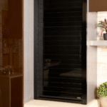 Glass Black Rolling Shutter Door