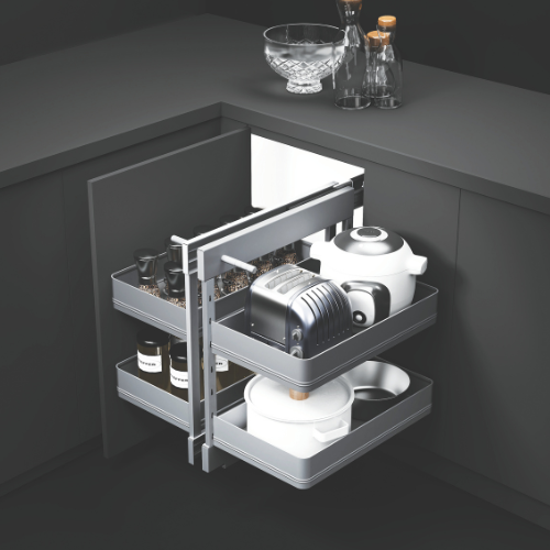 Charcoal Universal Magic Corner - (Soft-close)