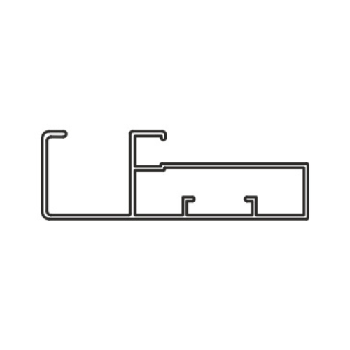 Glass Shutter Profile 68mm Handle Frame