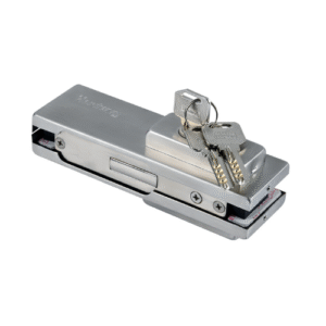Corner Patch Lock With Strike Plate Angle Lock Black (HE-50) - S.S