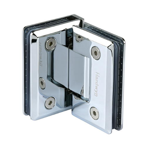 Glass To Glass Hinges 90' (HESH-04) CP