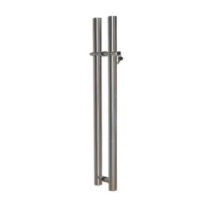 S.S Glass Door Handle With lock (HEDL-200)