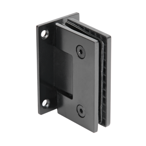 Wall to Glass Hinges 90' One Side (HESSSHM-1A) Black