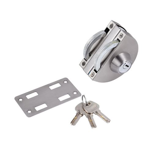 Wall to Glass Lock (HESSF-57A) S.S