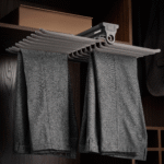 Soft -Closing Top Trouser Rack - Grey