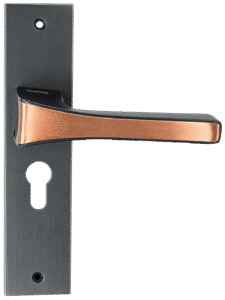 Benz Black With Plate Door Handles