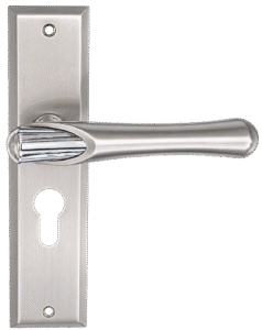 Syros Silver with Plate Door Handle